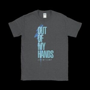 Gildan Jeremy Camp Out of My Hands Christian Rock Concert Graphic Tee Gray‎ XL